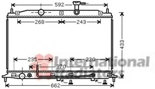 Радиатор 82002177 VAN Wezel