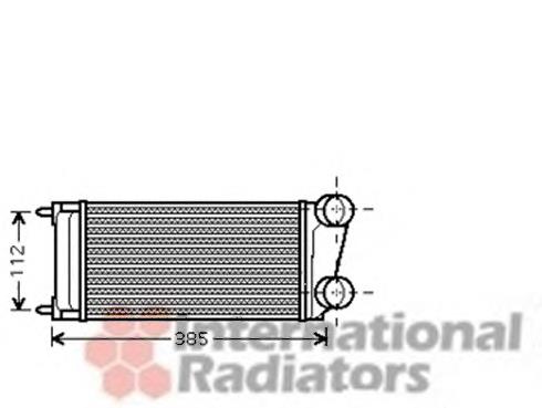 40004299 VAN Wezel radiador de intercooler