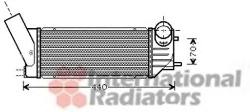 40004279 VAN Wezel radiador de intercooler