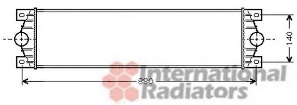43004359 VAN Wezel radiador de intercooler