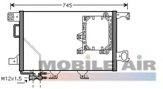 Конденсатор кондиционера Mercedes 2095000054 цена, от 178.83 USD
