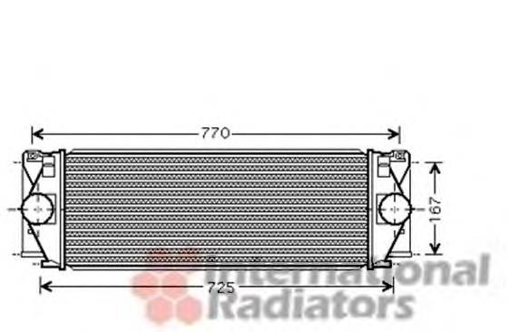 30004396 VAN Wezel radiador de intercooler