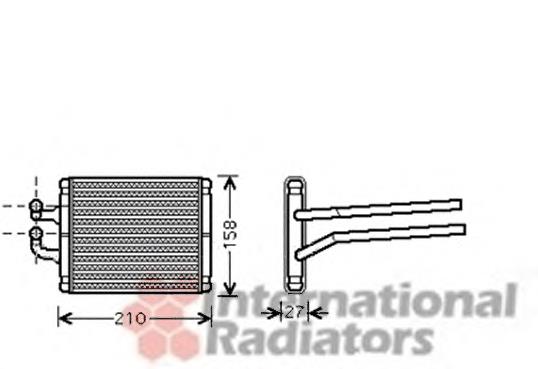 9713807900 Hyundai/Kia radiador de forno (de aquecedor)