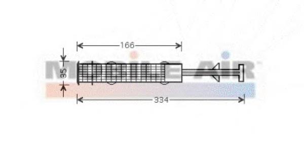 Осушитель кондиционера 0600D279 VAN Wezel