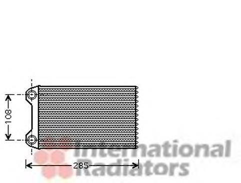 03006223 VAN Wezel radiador de forno (de aquecedor)