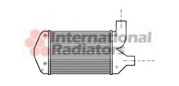 Radiador de intercooler 17004269 VAN Wezel