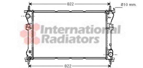 18002320 VAN Wezel radiador de esfriamento de motor