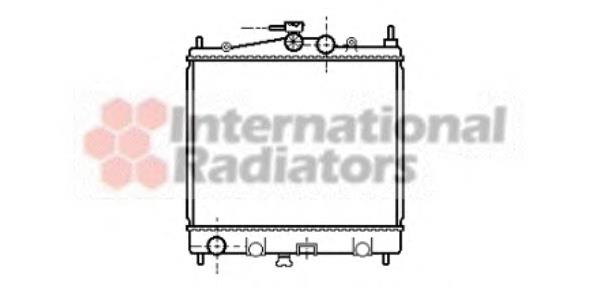 13002210 VAN Wezel radiador de esfriamento de motor