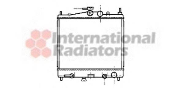 13002211 VAN Wezel radiador de esfriamento de motor