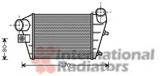 Radiador de intercooler Alfa Romeo 147 937