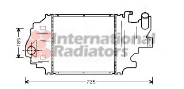 43004320 VAN Wezel radiador de intercooler