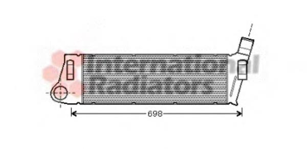 43004316 VAN Wezel radiador de intercooler