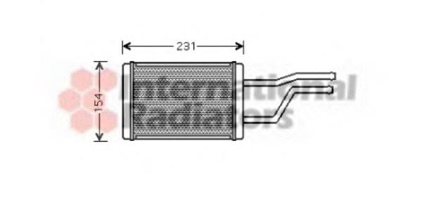 53006326 VAN Wezel radiador de forno (de aquecedor)