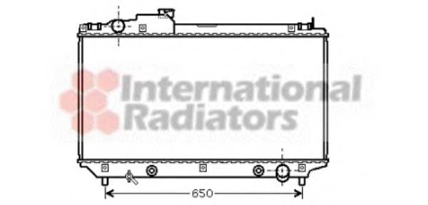 53002315 VAN Wezel radiador de esfriamento de motor