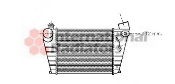 58004200 VAN Wezel radiador de intercooler