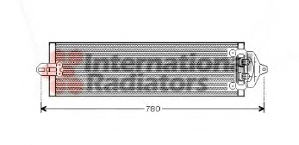 58003218 VAN Wezel radiador de esfriamento, caixa automática de mudança