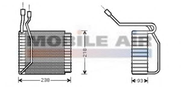 1800V110 VAN Wezel vaporizador de aparelho de ar condicionado