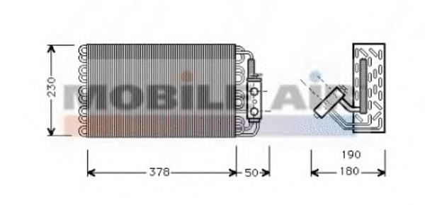 3000V001 VAN Wezel vaporizador de aparelho de ar condicionado