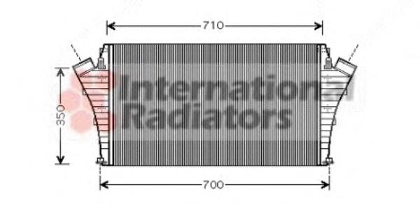 37004360 VAN Wezel radiador de intercooler