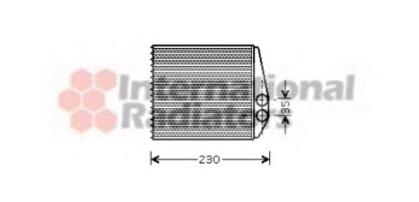 37006355 VAN Wezel radiador de forno (de aquecedor)