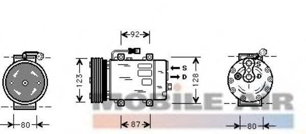 3200K152 VAN Wezel compressor de aparelho de ar condicionado