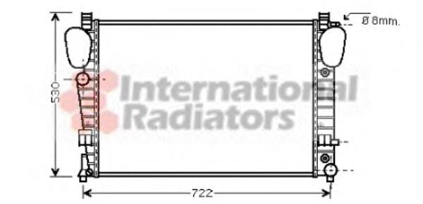 30002311 VAN Wezel radiador de esfriamento de motor