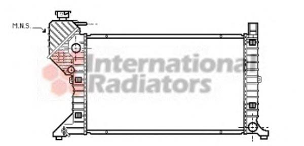 30002300 VAN Wezel radiador de esfriamento de motor