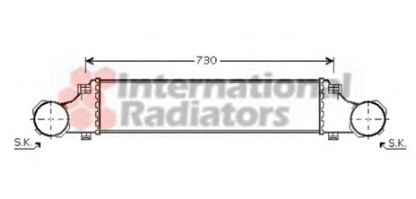 30004354 VAN Wezel radiador de intercooler