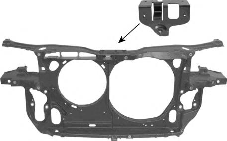 Suporte do radiador montado (painel de montagem de fixação das luzes) 5837677 VAN Wezel