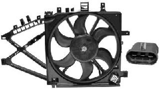 3779747 VAN Wezel ventilador elétrico de esfriamento montado (motor + roda de aletas)