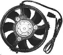 0315747 VAN Wezel ventilador elétrico de esfriamento montado (motor + roda de aletas)