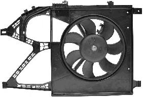 3777747 VAN Wezel ventilador elétrico de esfriamento montado (motor + roda de aletas direito)