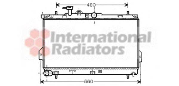 82002097 VAN Wezel Радиатор основной