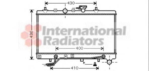 Радиатор 83002035 VAN Wezel