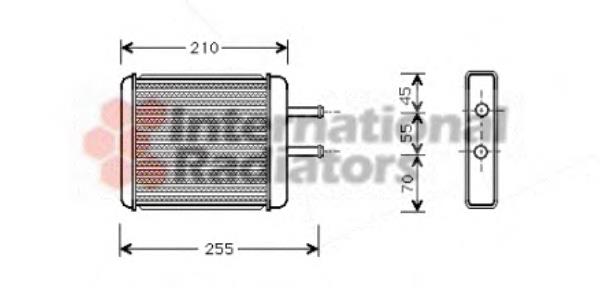 4102N81 Polcar radiador de forno (de aquecedor)