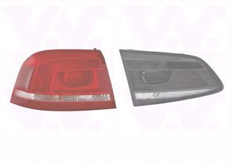 Lanterna traseira esquerda externa para Volkswagen Passat (B7, 365)