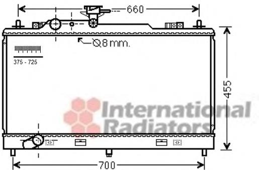 LFH115200C China radiador de esfriamento de motor