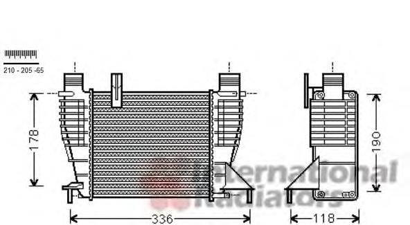 2712J8-1 Polcar radiador de intercooler