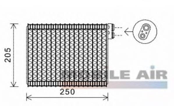 4000V352 VAN Wezel vaporizador de aparelho de ar condicionado