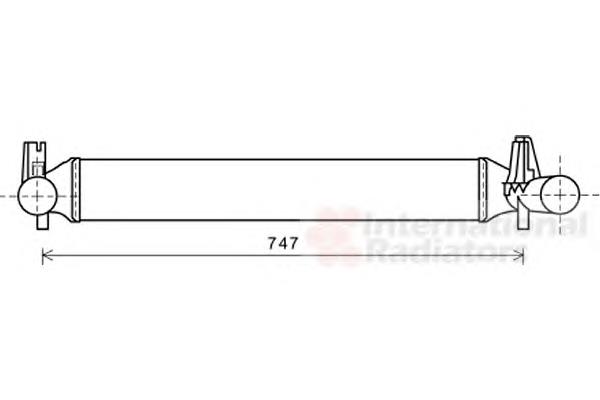 49004042 VAN Wezel radiador de intercooler