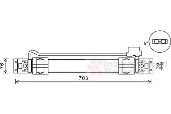 58003315 VAN Wezel radiador de esfriamento, caixa automática de mudança