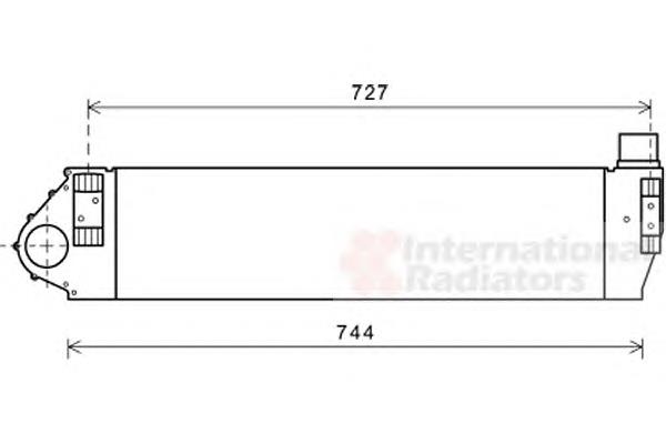 43004482 VAN Wezel radiador de intercooler