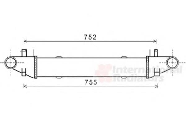 30004557 VAN Wezel radiador de intercooler