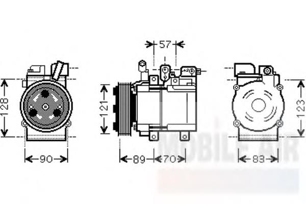 977014A900 Hyundai/Kia compressor de aparelho de ar condicionado