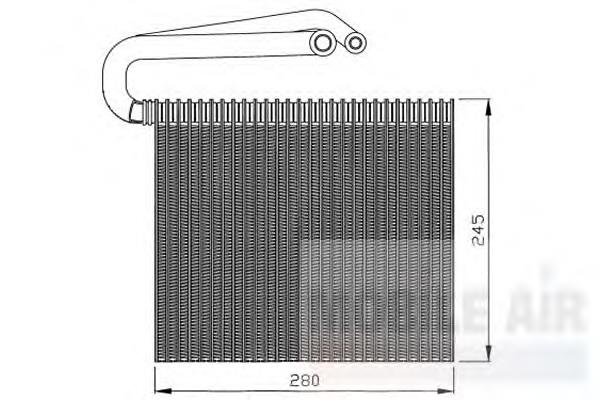 3700V399 VAN Wezel vaporizador de aparelho de ar condicionado