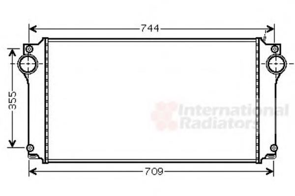 53004362 VAN Wezel radiador de intercooler