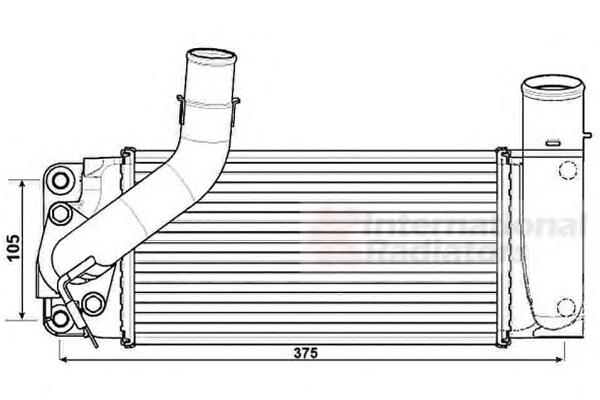 179000N020 Toyota radiador de intercooler