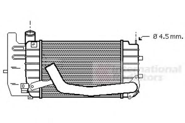 53004361 VAN Wezel radiador de intercooler