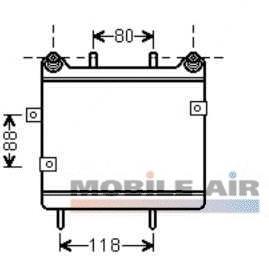 Radiador de óleo 30003533 VAN Wezel