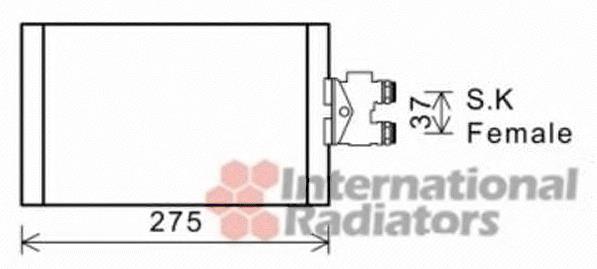 Radiador de esfriamento, Caixa Automática de Mudança 30003535 VAN Wezel